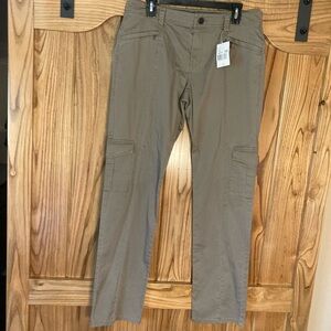 CAbi Tan Straight Leg Pants